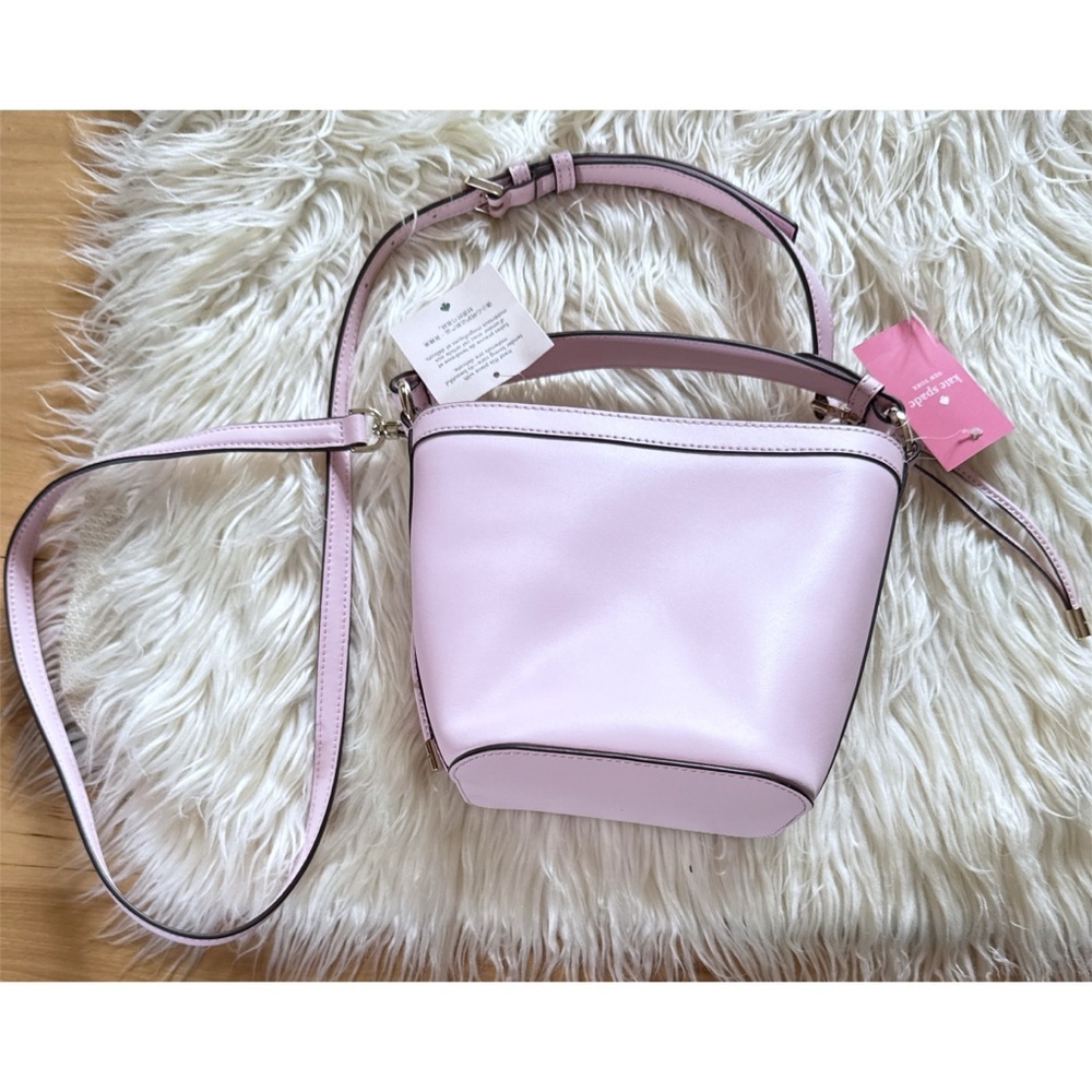 NWT Kate Spade New York Pippa Flock Party Parrot Small Bucket Crossbody Purse​ - Picture 5 of 10